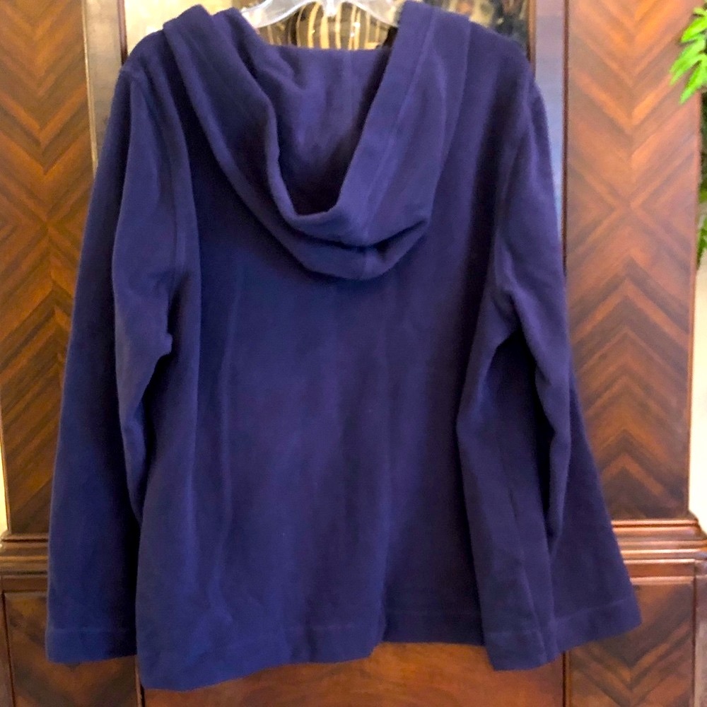 Bass Polarfleece Navy Hoodie XXL - Picture 3 of 3